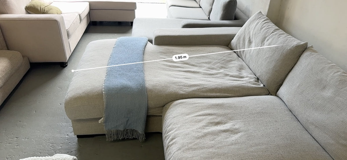 Deep Seating L-Shape Sofa | Sydney Wide Delivery | Pre-Owned
