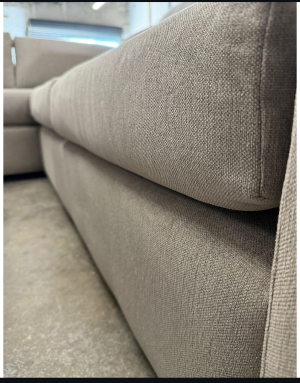 ⭐️Beige L- Shape sofa with Ottoman | Pre-owned – Steam cleaned | SYDNEY WIDE DELIVERY