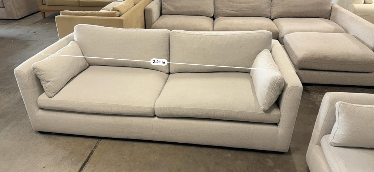 π Freedom Ivory 2+1 Sofa β LIMITED STOCK π
