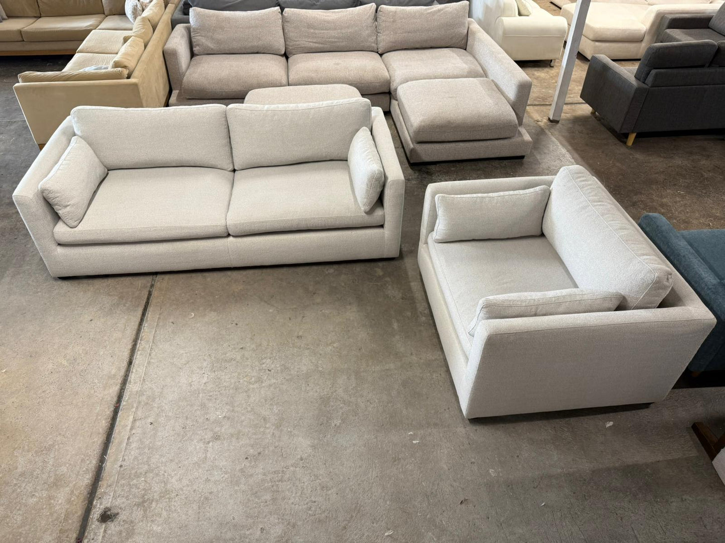 π Freedom Ivory 2+1 Sofa β LIMITED STOCK π