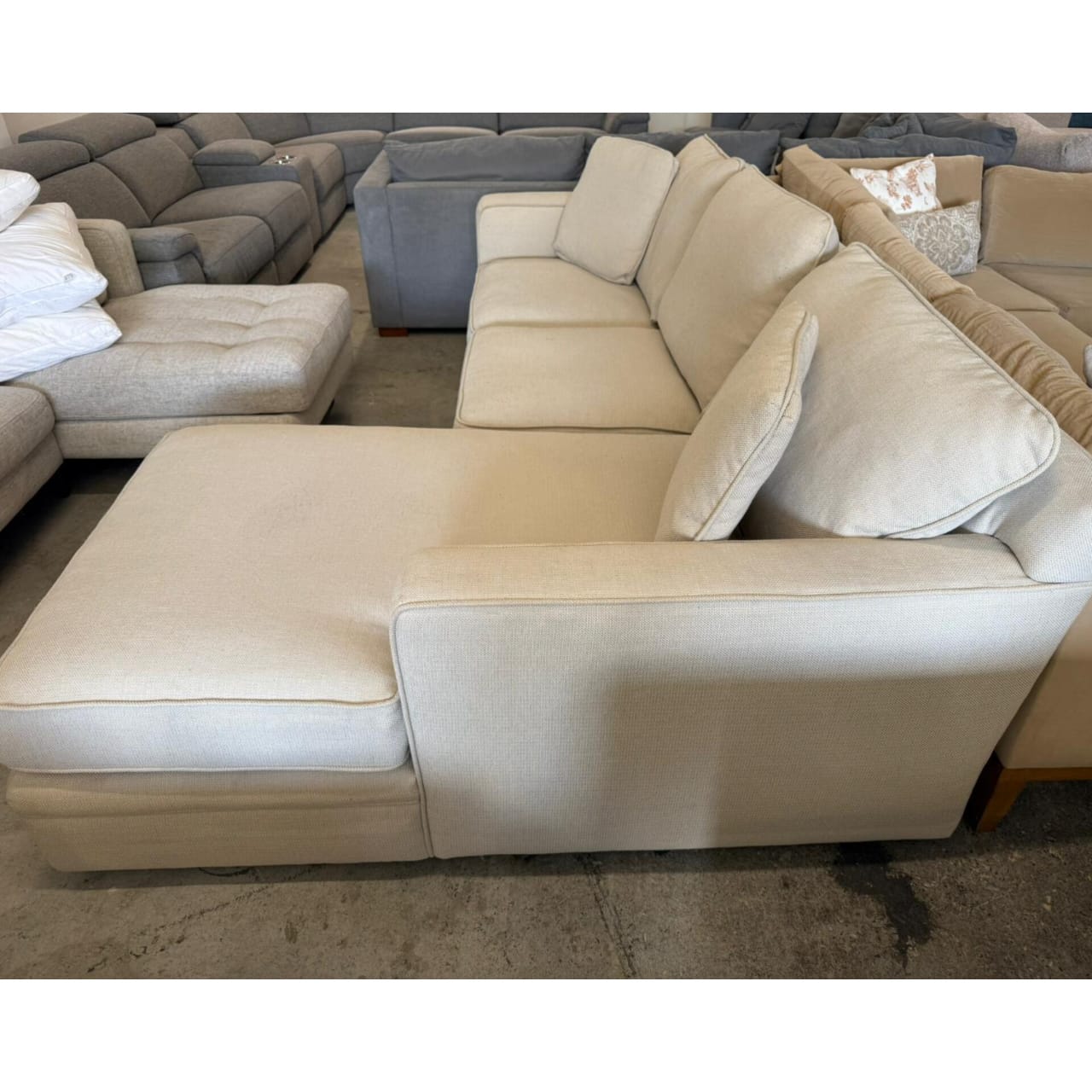 ๐Freedom beige L-SHAPE SOFA โ LIMITED STOCK ๐