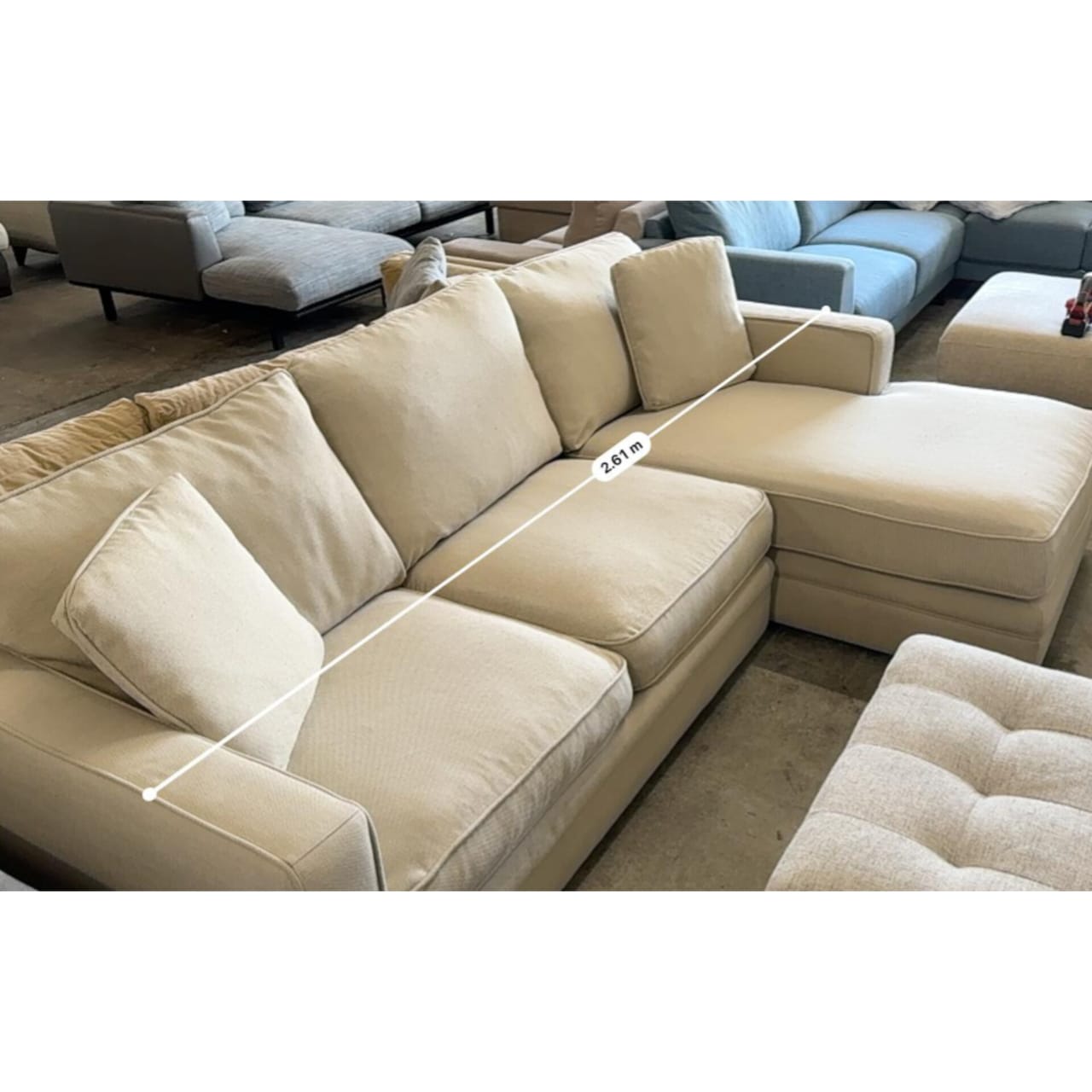 ๐Freedom beige L-SHAPE SOFA โ LIMITED STOCK ๐