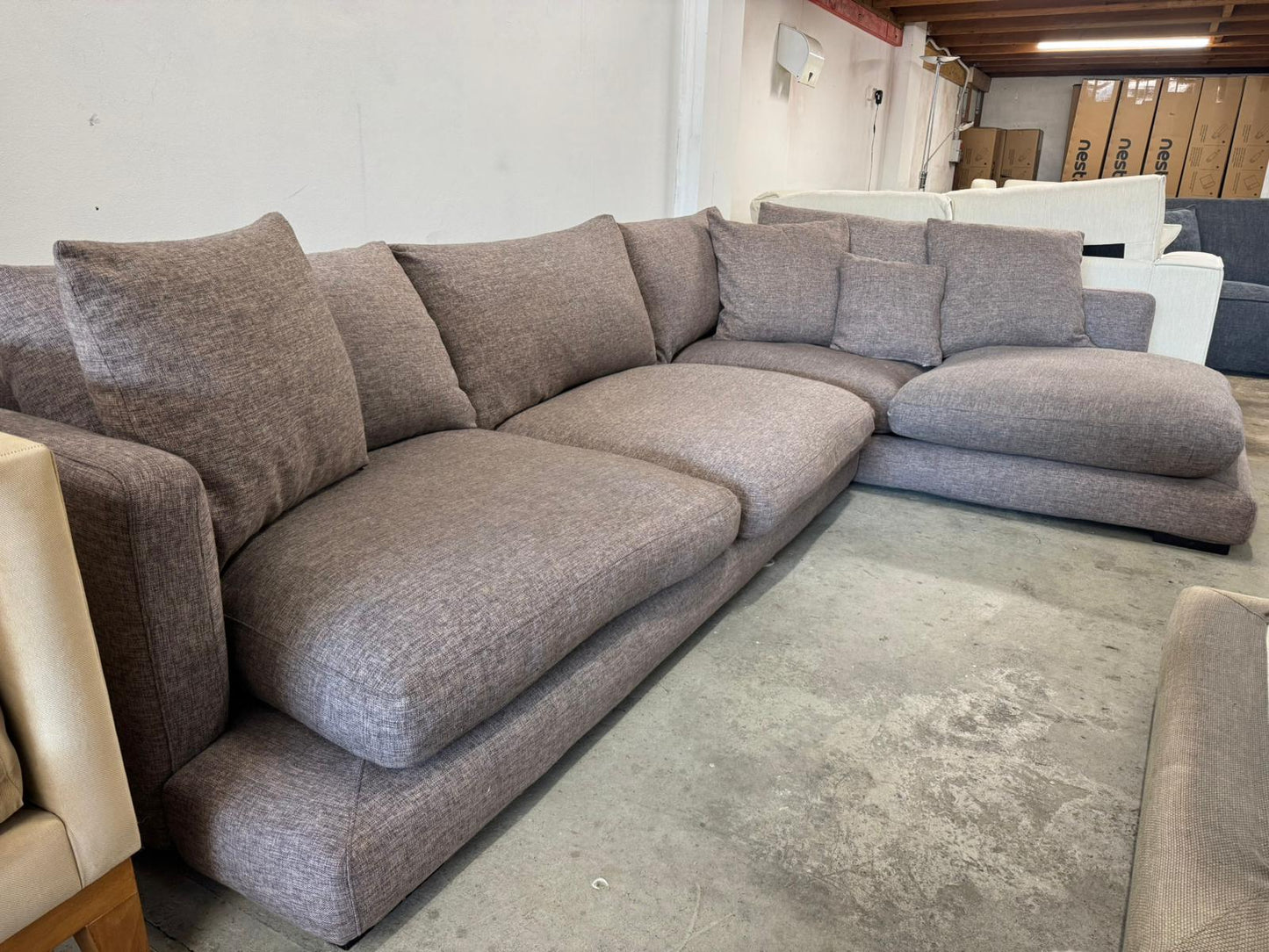 ⭐️ Lounge Lovers Corner Sofa | Pre-owned – Steam cleaned | SYDNEY WIDE DELIVERY