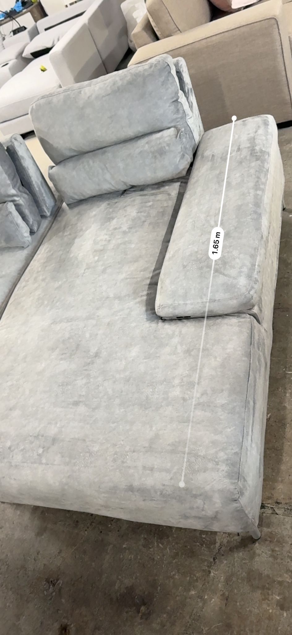 ⭐️L-Shape Velvet Sofa | Pre-owned – Steam cleaned | SYDNEY WIDE DELIVERY