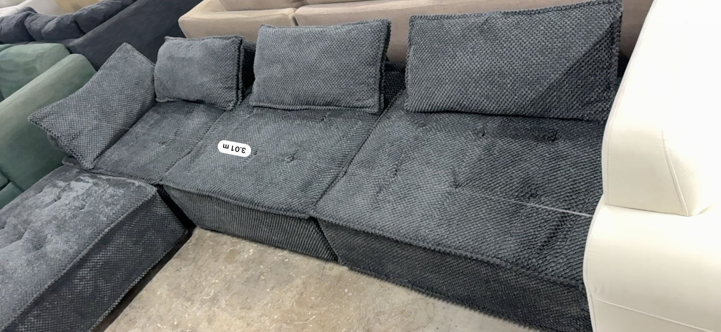 ⭐️ Modular Sofa with Ottoman | Pre-owned – Steam cleaned | SYDNEY WIDE DELIVERY