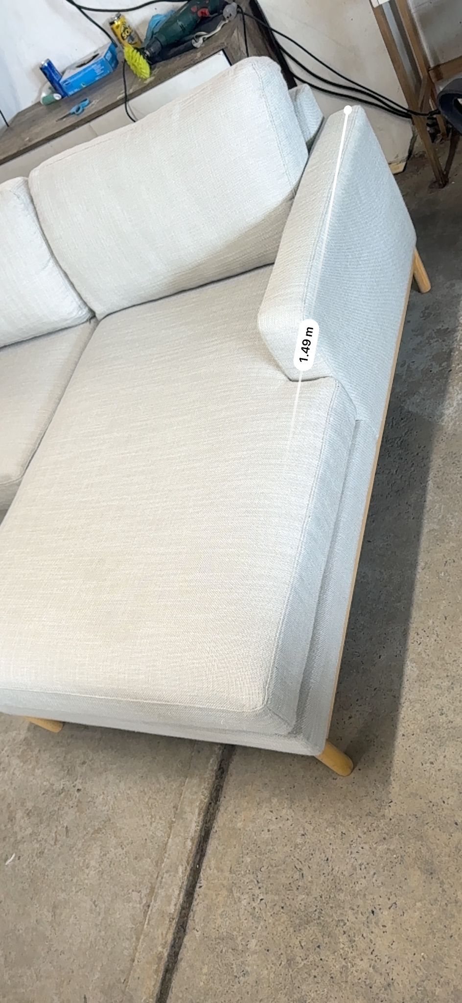 ⭐️ Beige L-shape Sofa | Pre-owned – Steam cleaned | SYDNEY WIDE DELIVERY