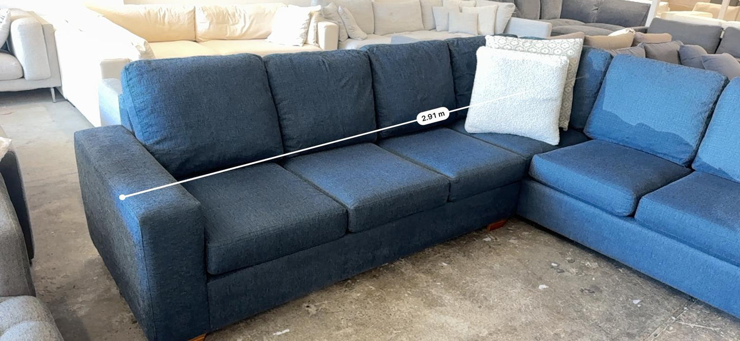 ⭐️ Blue Corner Sofa | Pre-owned – Steam cleaned | SYDNEY WIDE DELIVERY
