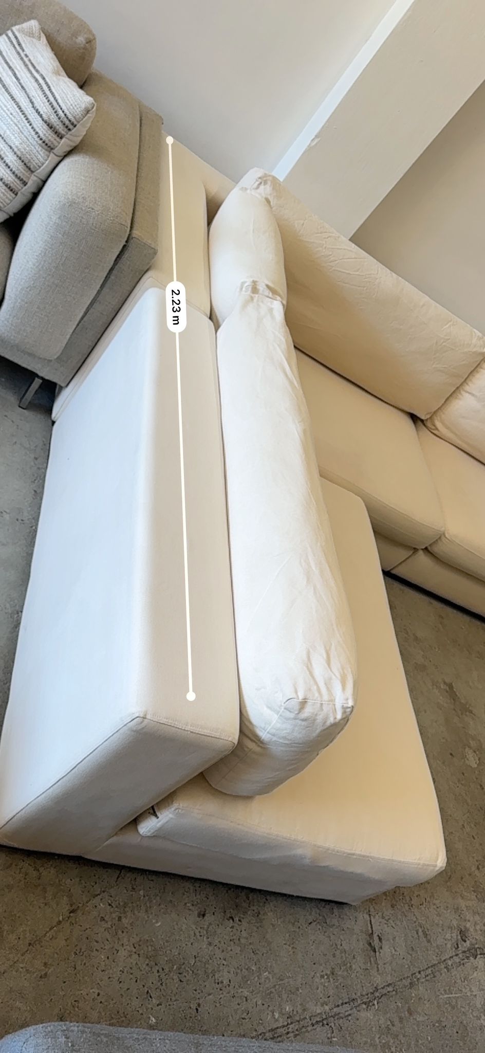 ⭐️ Corner modular cream sofa | Pre-owned – Steam cleaned | SYDNEY WIDE DELIVERY