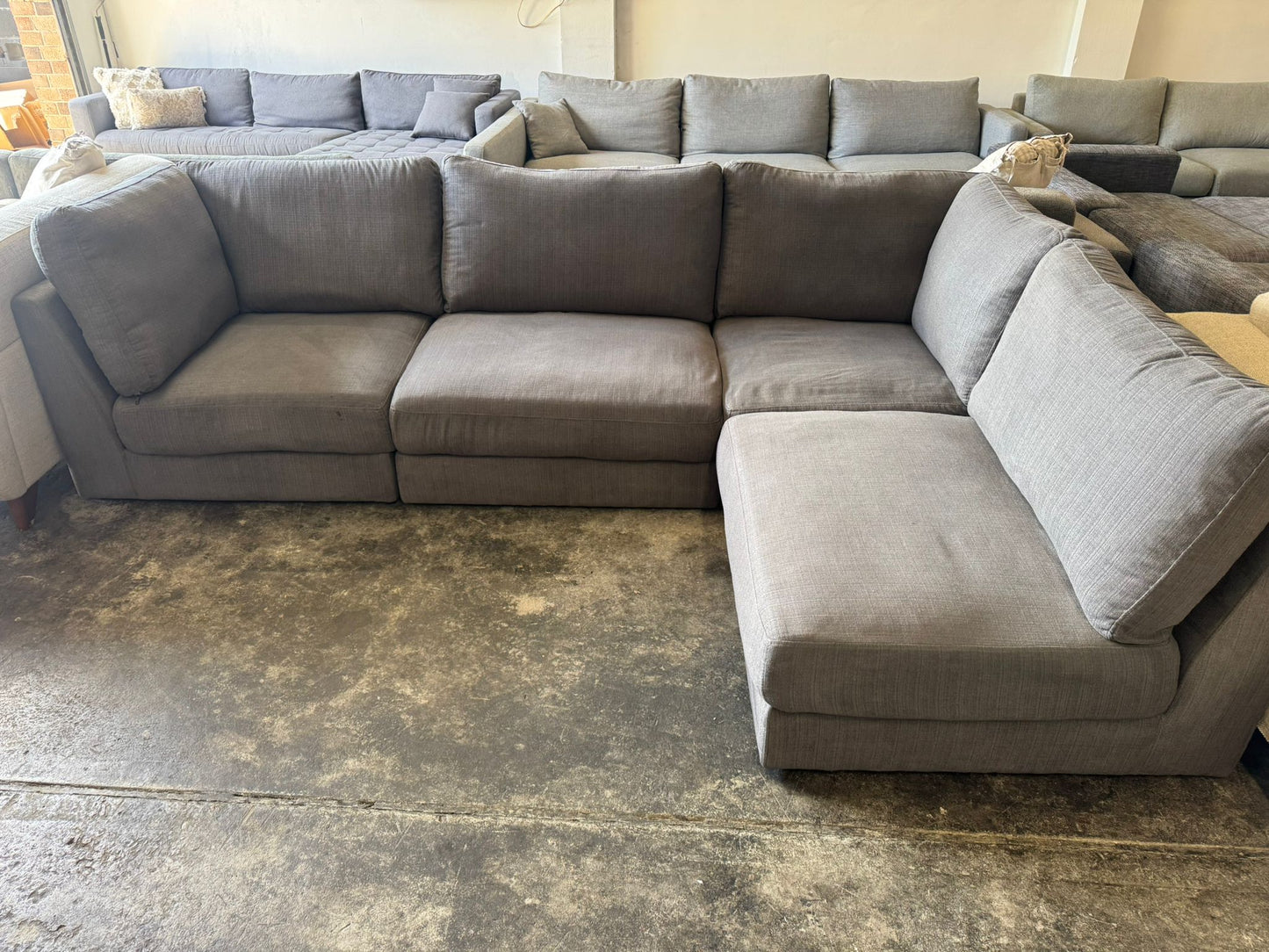 ⭐️Domayne Modular Sofa | Pre-owned – Steam cleaned | SYDNEY WIDE DELIVERY