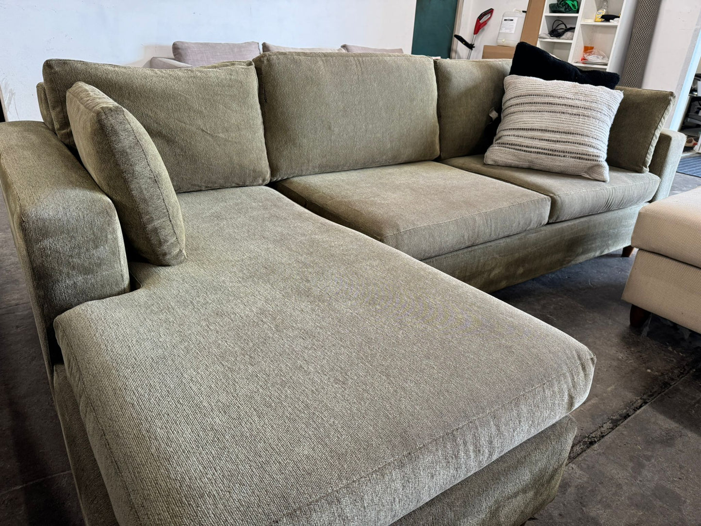 ⭐️ L-Shape sofa bed with mattress pullout | Pre-owned – Steam cleaned | SYDNEY WIDE DELIVERY
