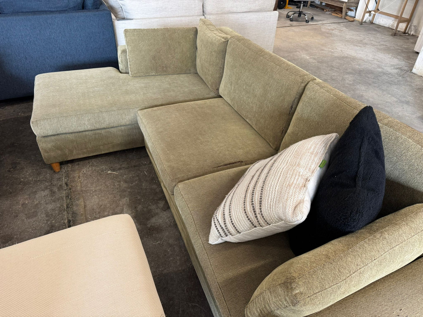 ⭐️ L-Shape sofa bed with mattress pullout | Pre-owned – Steam cleaned | SYDNEY WIDE DELIVERY
