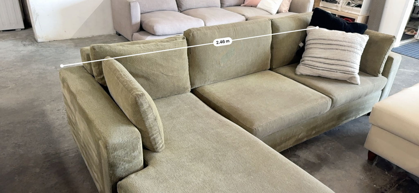 ⭐️ L-Shape sofa bed with mattress pullout | Pre-owned – Steam cleaned | SYDNEY WIDE DELIVERY
