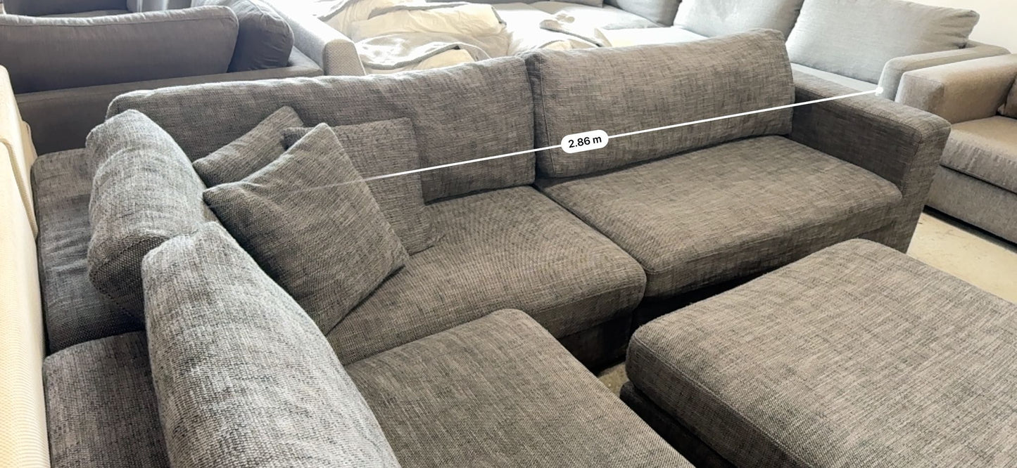 ⭐️Freedom modular sofa with ottoman | Pre-owned – Steam cleaned | SYDNEY WIDE DELIVERY