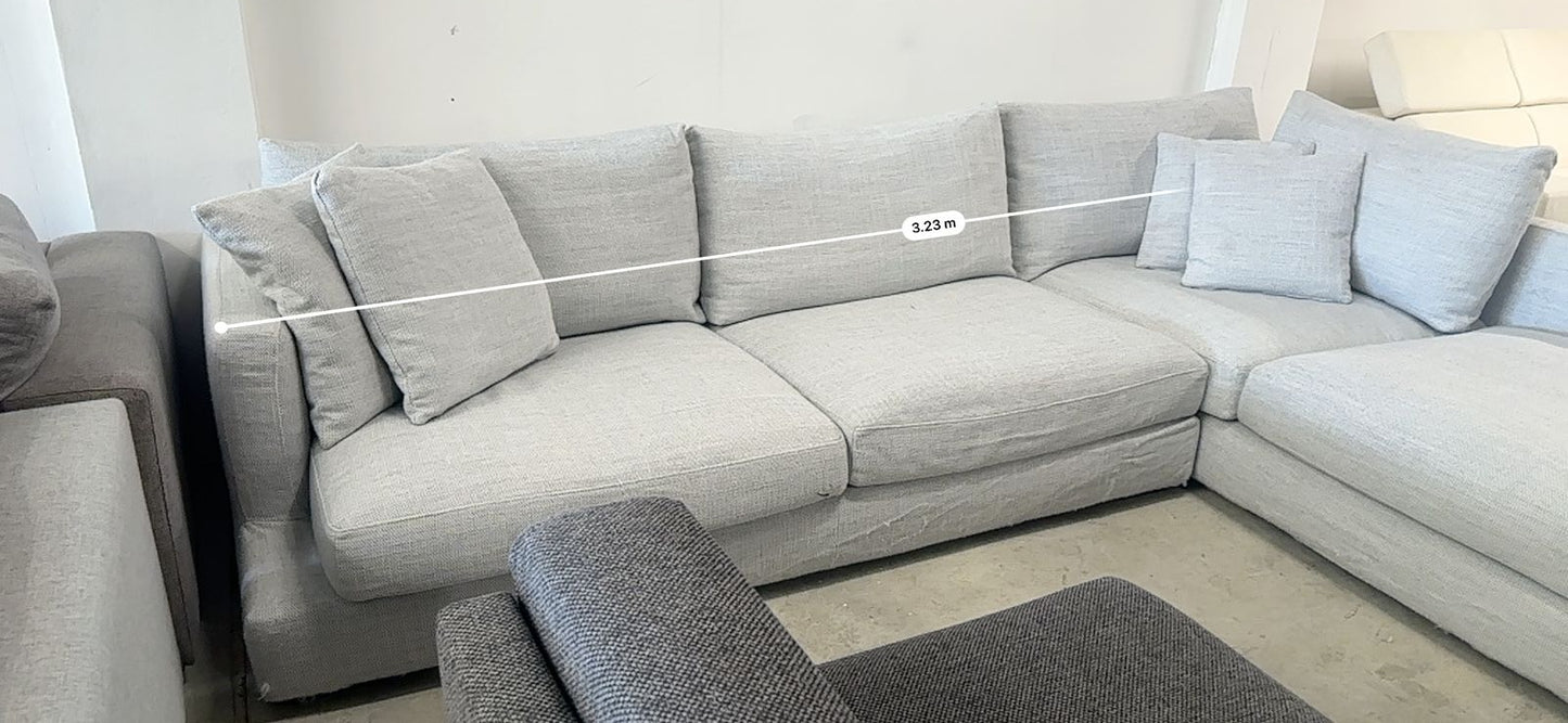 ⭐️Lounge lovers L shape sofa | Pre-owned – Steam cleaned | SYDNEY WIDE DELIVERY