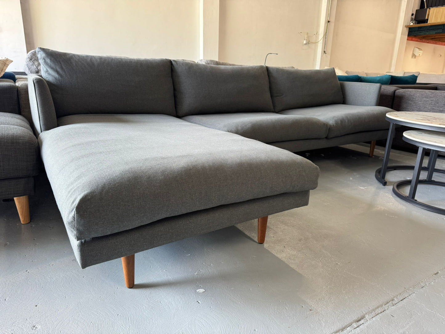 ⭐️ Gray L-shape Sofa | Pre-owned – Steam cleaned | SYDNEY WIDE DELIVERY