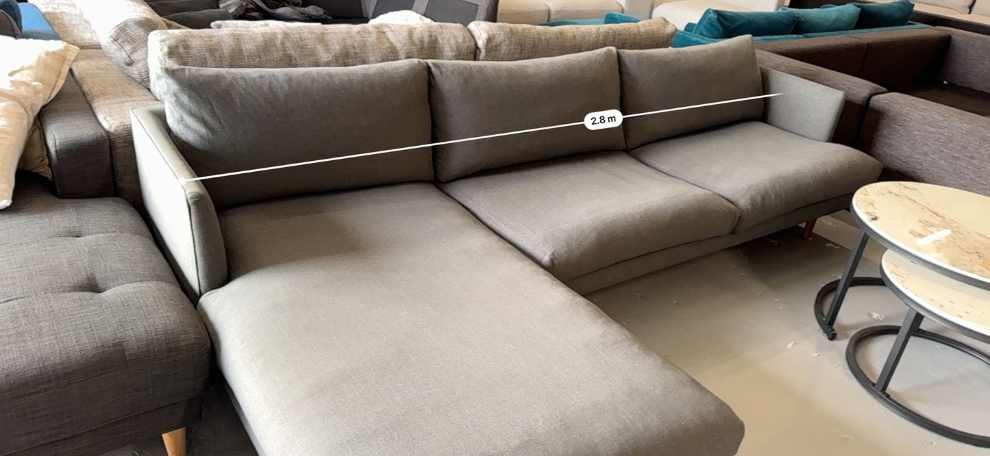 ⭐️ Gray L-shape Sofa | Pre-owned – Steam cleaned | SYDNEY WIDE DELIVERY