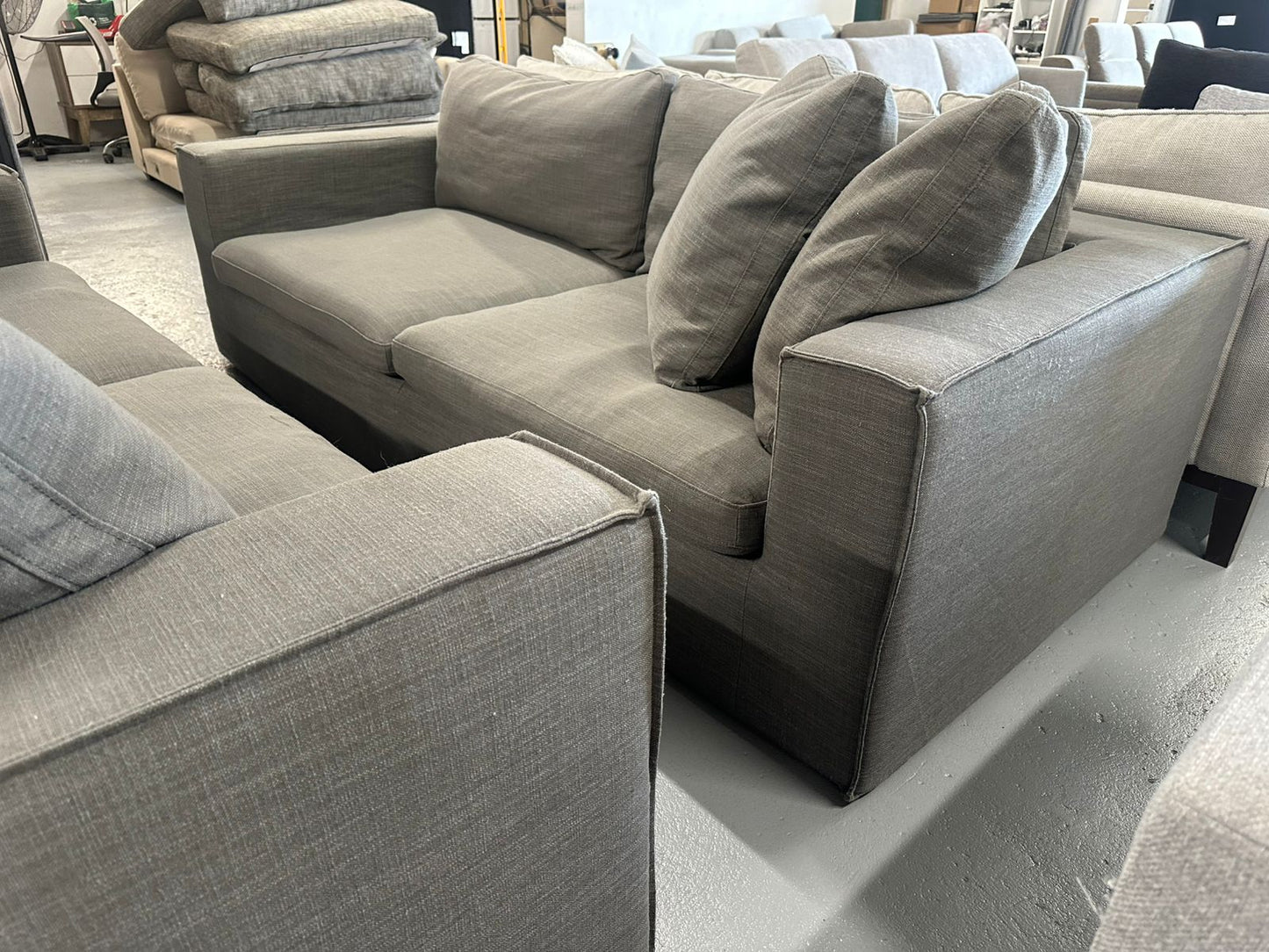 ⭐️Freedom Grey 3+2 sofa set | Pre-owned – Steam cleaned | SYDNEY WIDE DELIVERY