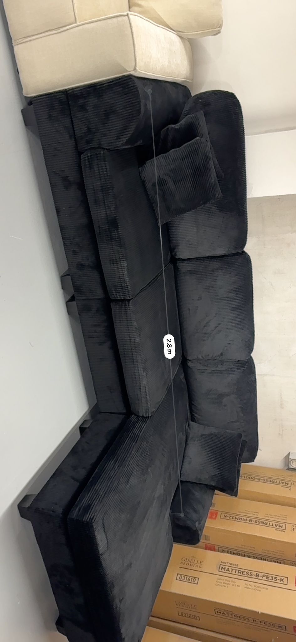 🛋️ BRAND NEW REVERSIBLE CHAISE SOFA 🛋️