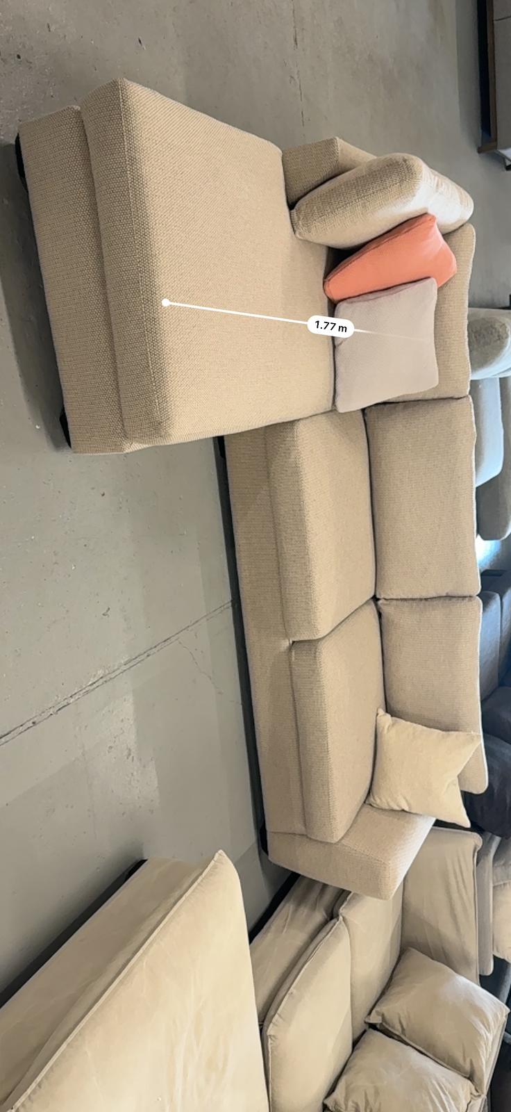 ⭐️ Plush Style Cream L-shape Sofa | Pre-owned – Steam cleaned | SYDNEY WIDE DELIVERY