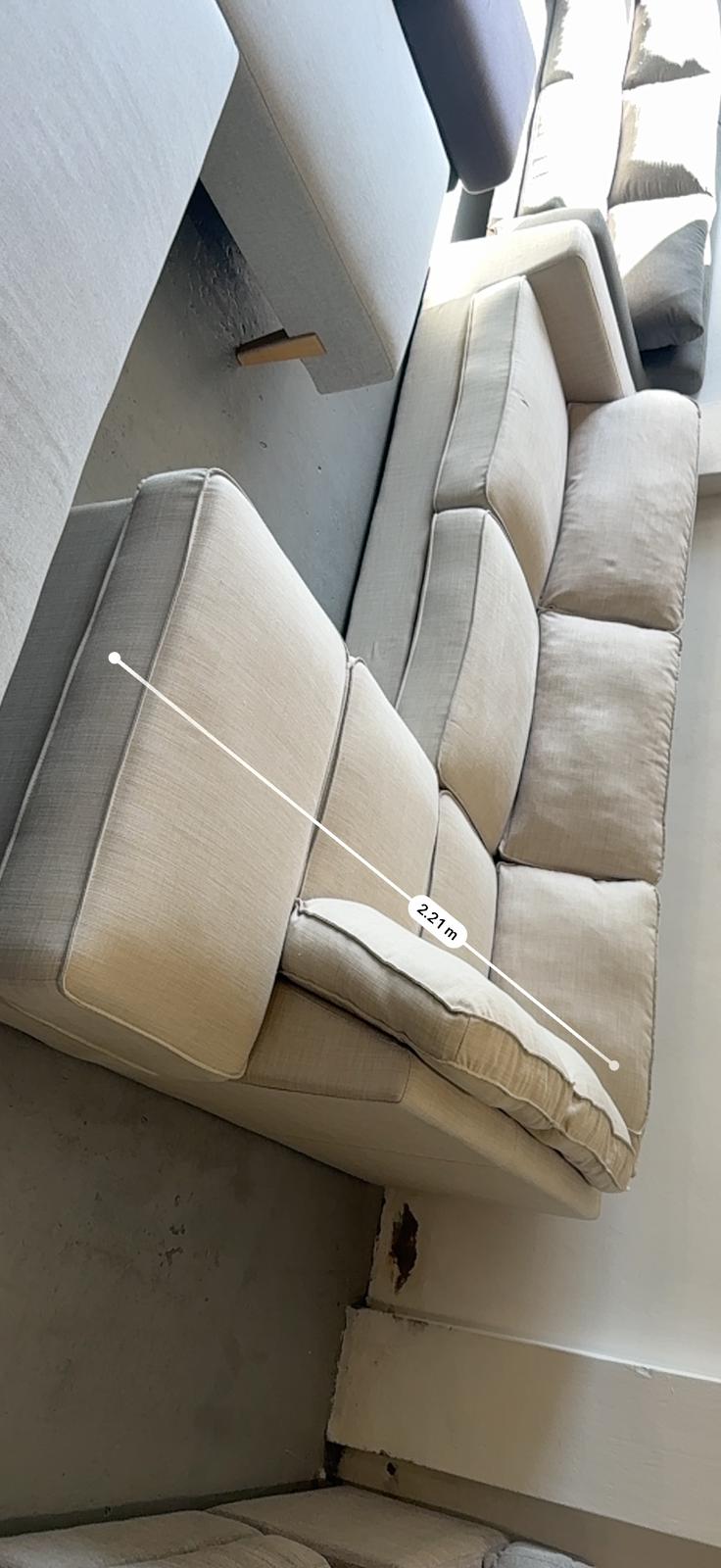 ⭐️ James lane beige L shape sofa | Pre-owned – Steam cleaned | SYDNEY WIDE DELIVERY