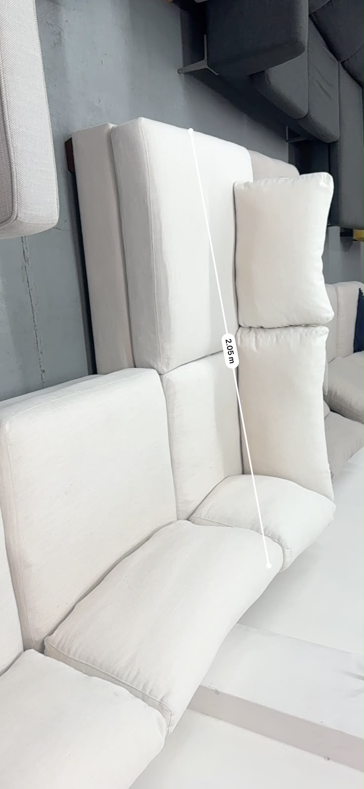 White Corner Sofa – Spacious Design | Pre-Owned | Steam Cleaned | Sydney-Wide Delivery