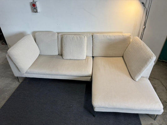 ⭐️ Beige L-shape Sofa – Good condition | Pre-owned - Steam Cleaned | SYDNEY WIDE DELIVERY