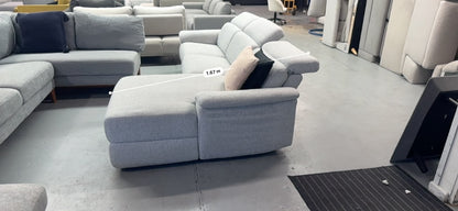 Nick Scali Grey L-Shape Electric Recliner Sofa | Pre-Owned | Steam Cleaned | Sydney Wide Delivery