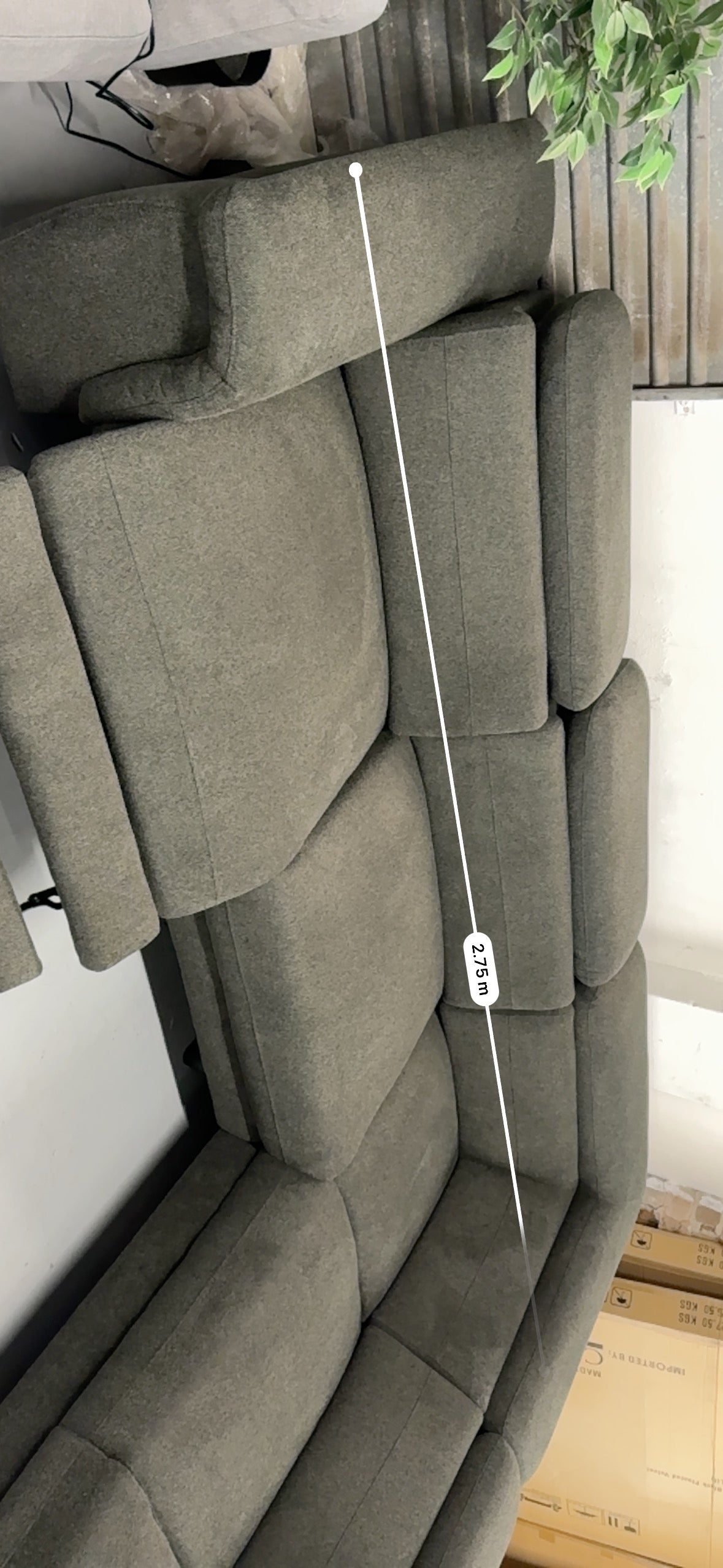 Brand New Harvey Norman Flynn Electric Recliner Sofa | Adjustable Headrest | Sydney Delivery Only