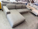 Grey L-Shape Sofa Bed with Inflatable Mattress | Pre-Owned | Steam Cleaned | Sydney Wide Delivery