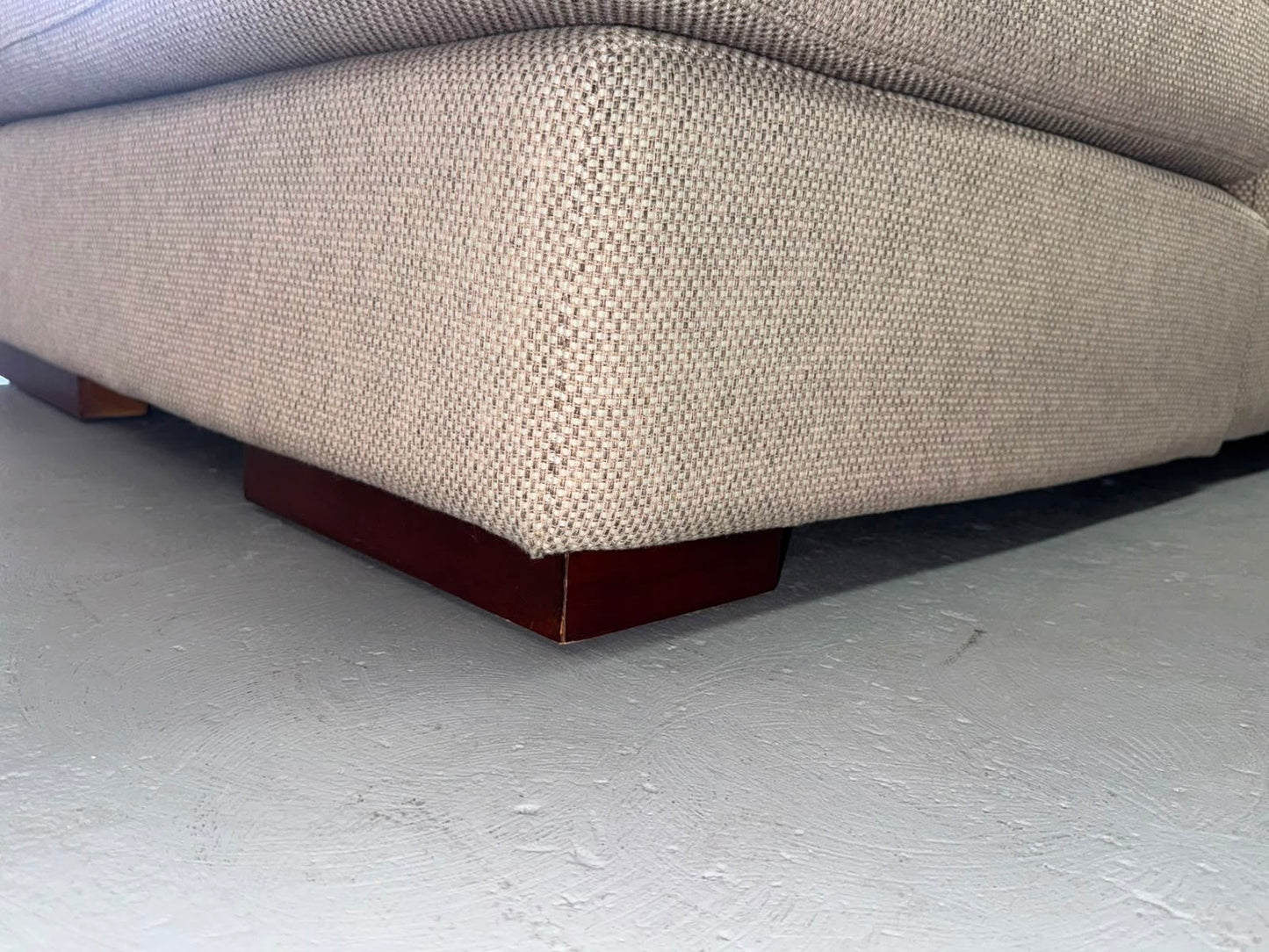 Plush Beige L-Shape Sofa | Pre-Owned | Steam Cleaned | Sydney Wide Delivery