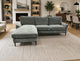 Brand New AIDA Dark Grey L-Shape Reversible Chaise Sofa | Sydney Wide Delivery