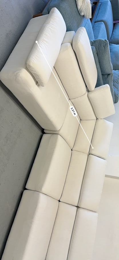 Furni Design Corner Modular L-Shape Sofa | Pre-Owned | Steam Cleaned | Sydney Wide Delivery