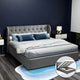 ISSA Bed Frame King Size Gas Lift Grey