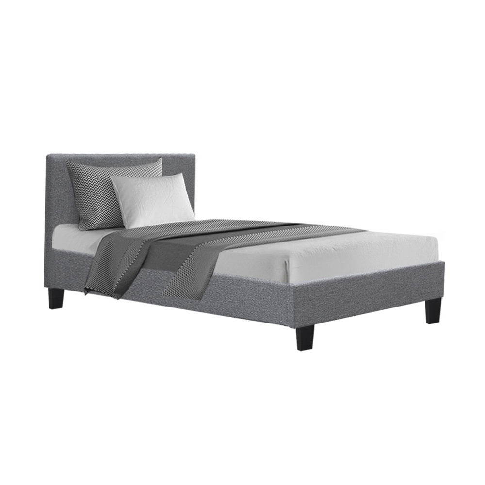 NEO Bed Frame King Single Size Grey
