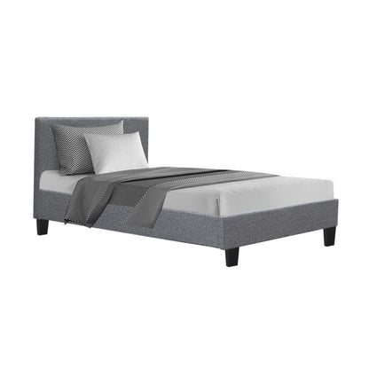 NEO Bed Frame King Single Size Grey