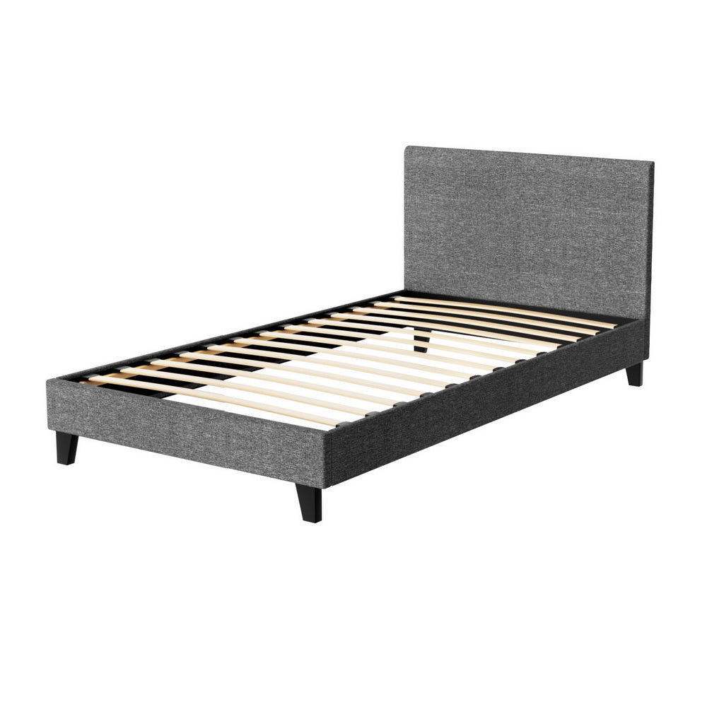 NEO Bed Frame King Single Size Grey