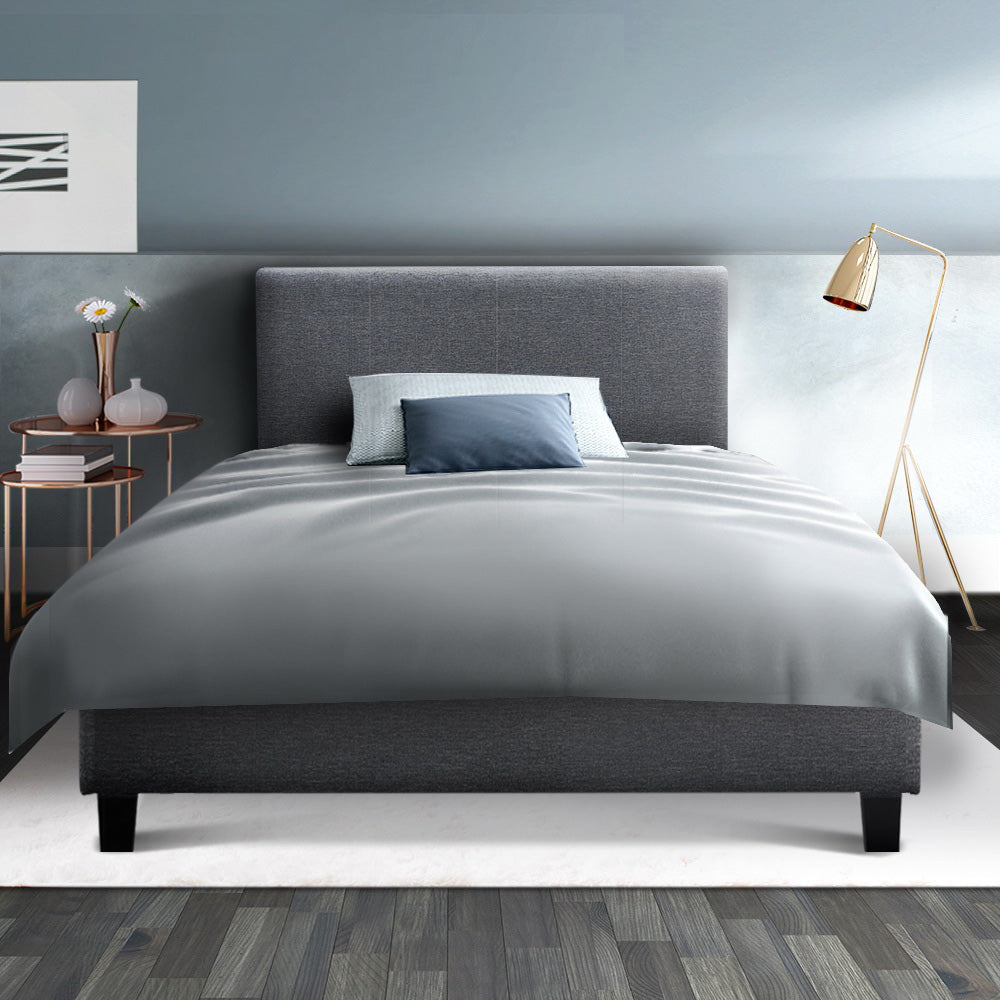 NEO Bed Frame King Single Size Grey