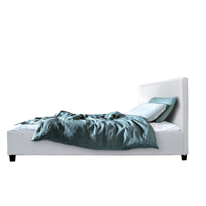 NEO Bed Frame King Single Size White