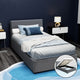 NINO Bed Frame King Single Size Gas Lift Grey