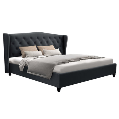 PIER Bed Frame King Size Charcoal