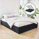 TOKI Bed Frame Queen Size Gas Lift Base Charcoal