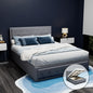 TIYO Bed Frame Double Size Gas Lift Grey