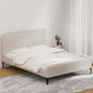 AMMY Bed Frame Queen Size Beige