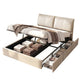 Queen Bed Frame Gas Lift Storage 3 Drawers Adjustable Headboard Platform Base