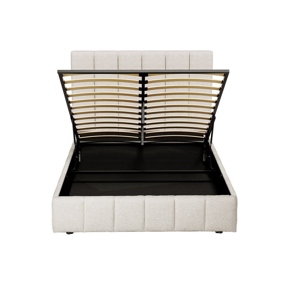 TETTE Bed Frame Queen Size Beige