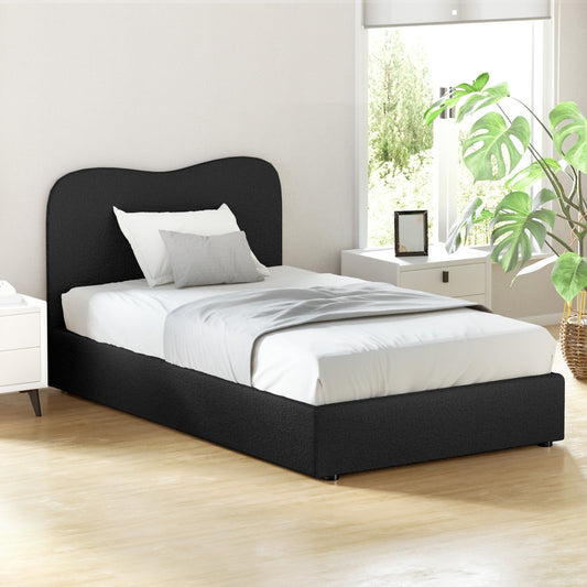 DARA Bed Frame King Single Size Boucle