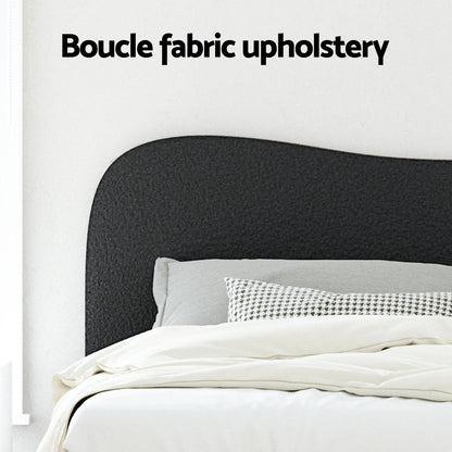 DARA Bed Frame Queen Size Boucle