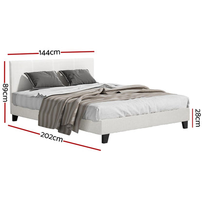 NEO Bed Frame Double Size Boucle