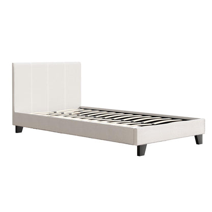 NEO Bed Frame King Single Size Boucle