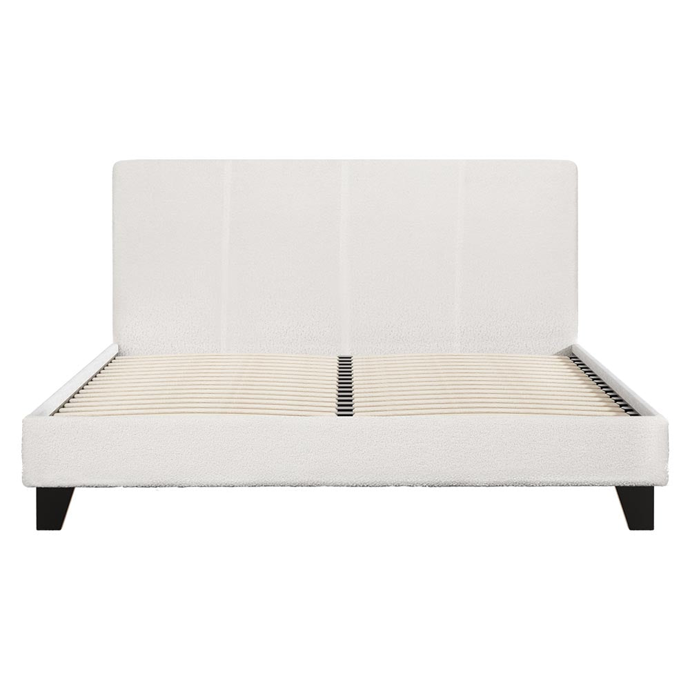 NEO Bed Frame Queen Size Boucle
